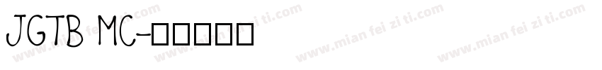JGTB MC字体转换